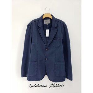 Weatherproof Vintage Distressed Faded Blazer Suit Jacket Cotton Notch Lapel M